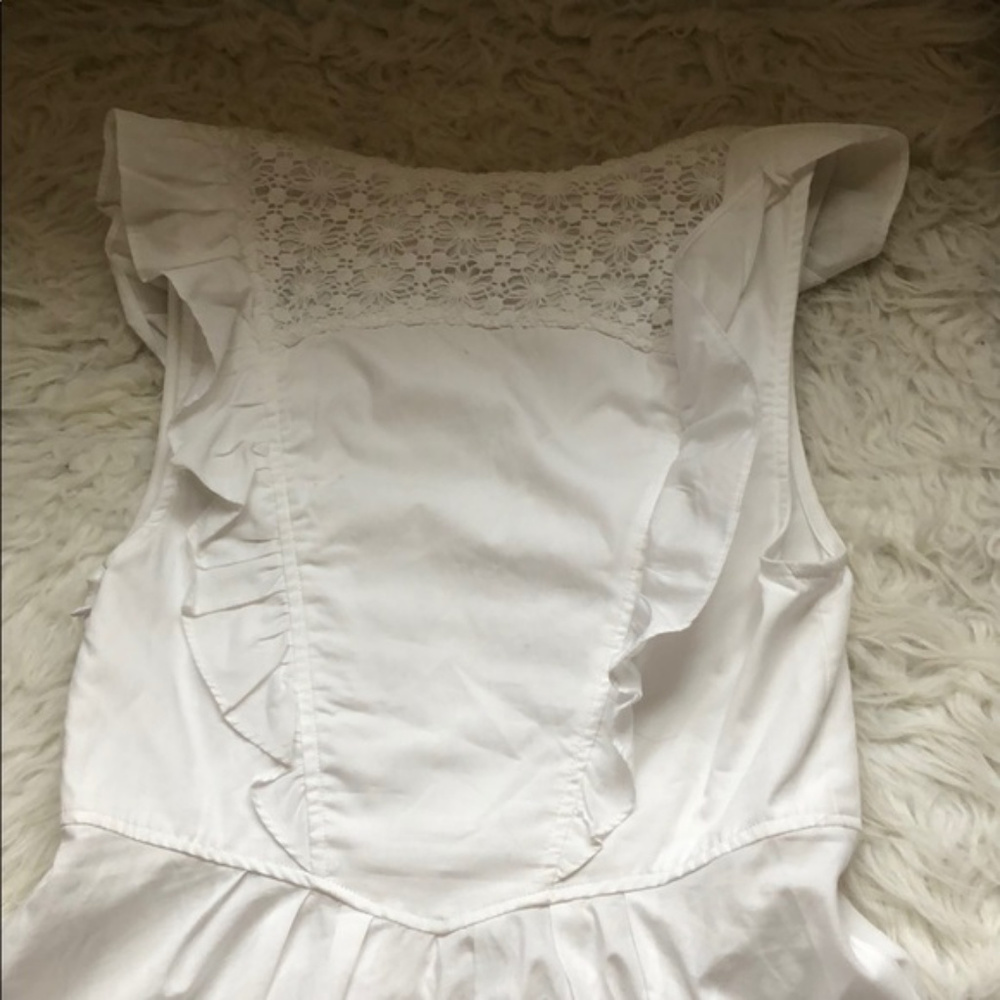 🌈Free People PRISCILLA WHITE CROCHET DRESS 🎉HOST PICK🥳 NWT - Picture 6 of 8